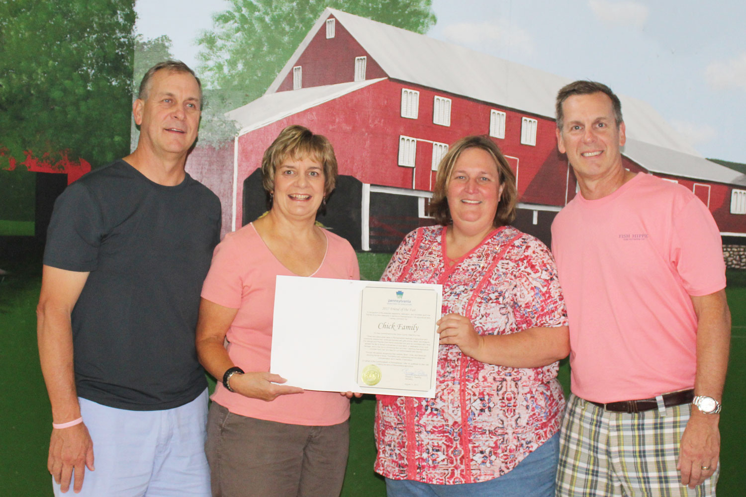 2017 Friend of the Fair - The Chick Family